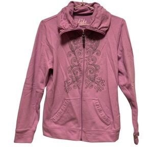 5for20 Made for life petite activewear purple paisley print lightweight jacket